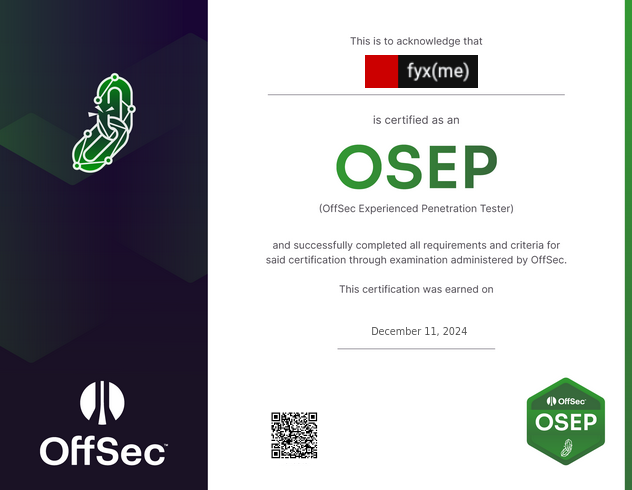 OffSec Experienced Penetration Tester (OSEP) Exam Review